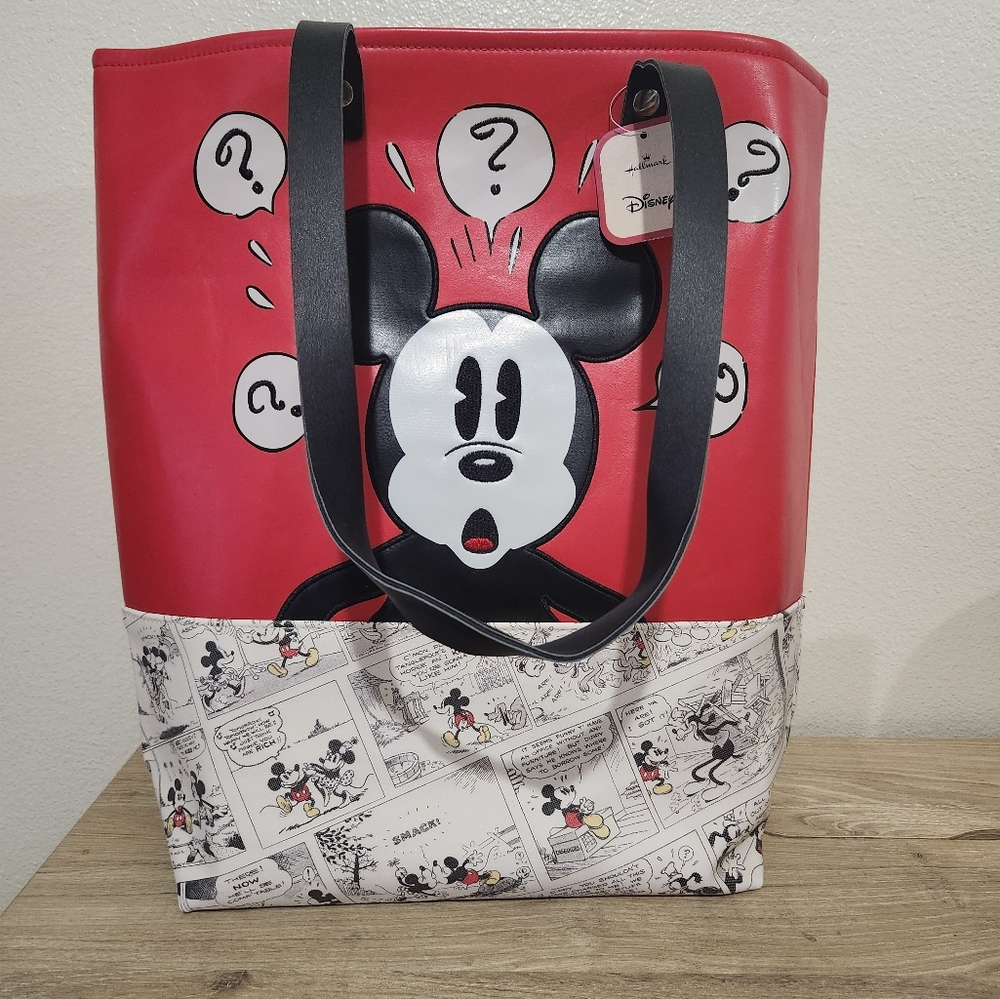 Hallmark Red and Black Tote Bag